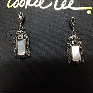 Cookie Lee elegant Mother of Pearl Earrings